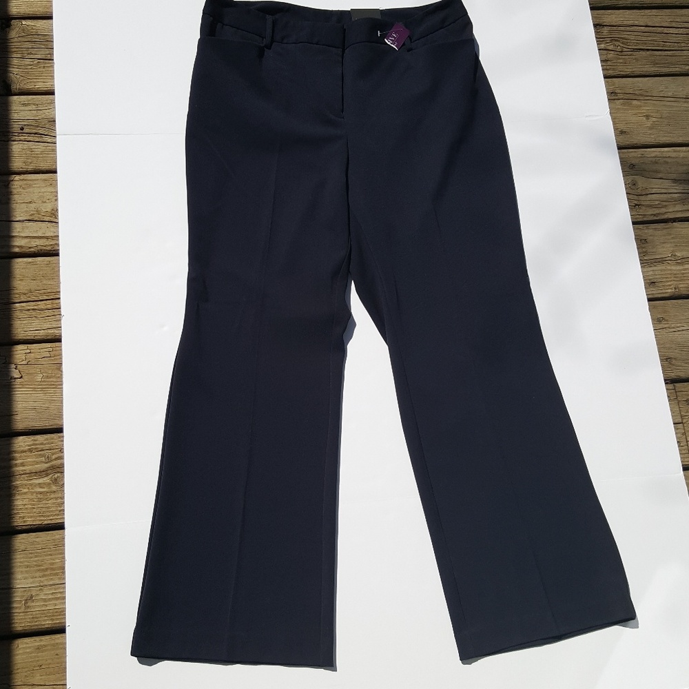 Lane Bryant Houston Classic Trouser SZ 16 NWT Navy